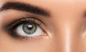 esempio di smokey eyes leggero e semplice da realizzare sui toni del beige e del marrone scuro