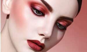 Trucco marsala viso, occhi e labbra