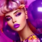 trucco viola
